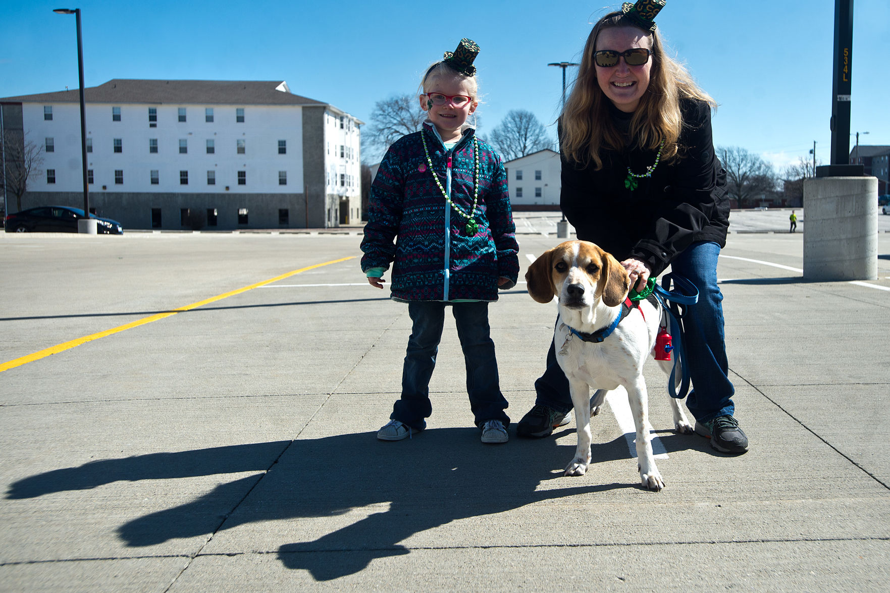 Laurette and Laurie Durbin with dog Morpheus